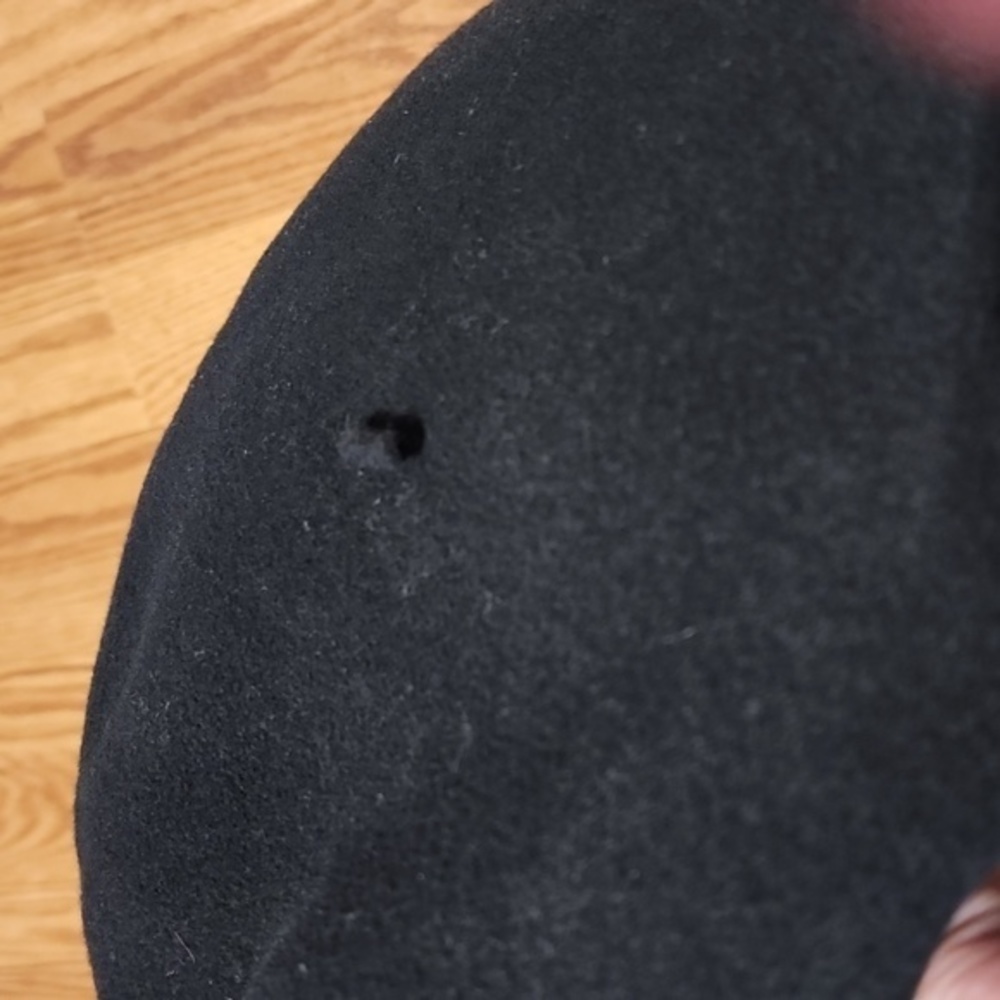 Vintage Beret‎ vrai Basque 58-9.5 pure Laine - Picture 7 of 7